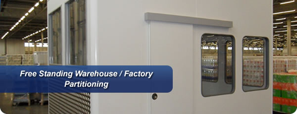 Free Standing Warehouse / Factory Partitioning