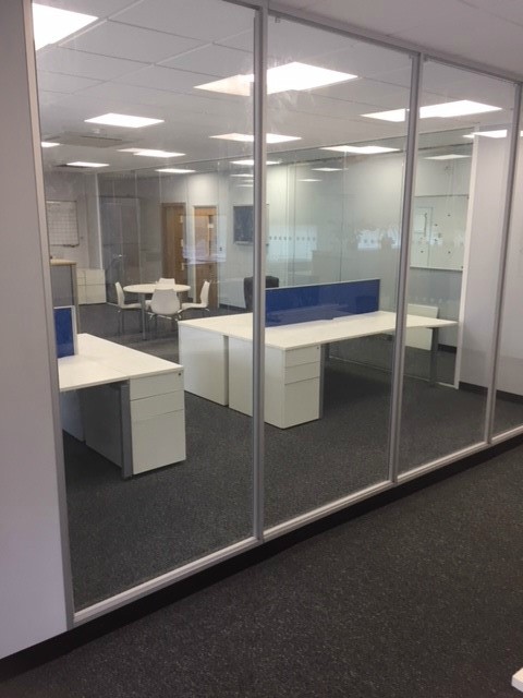 Aluminium Framed Partitioning in Cambridge