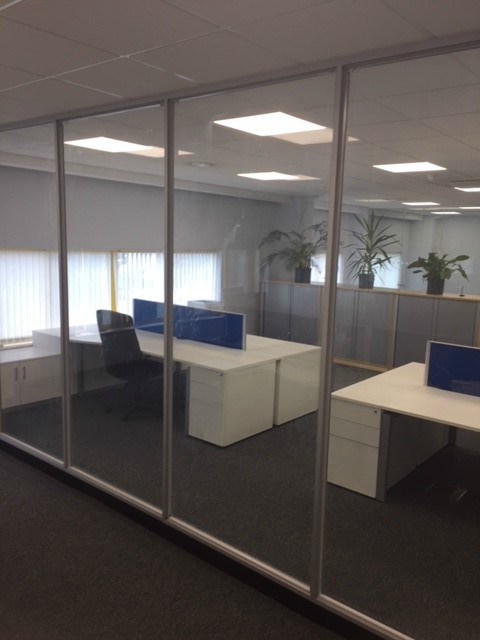 Aluminium Framed Partitioning in Cambridge