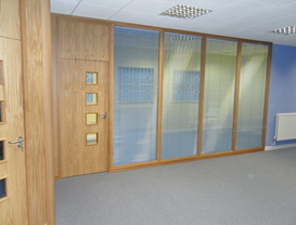 Timber Framed Partitioning in Barnstaple, Devon