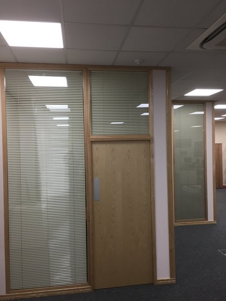 Timber Framed Partitioning in Barnstaple, Devon