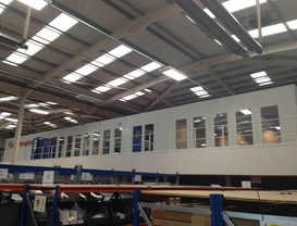 Warehouse & Commercial Partitioning in Lemington Spa, Warwickshire