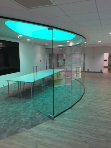 Frameless Glass Partitions